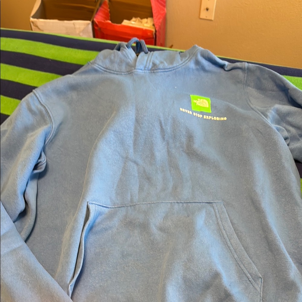 Blue North Face Hoodie Men’s Large